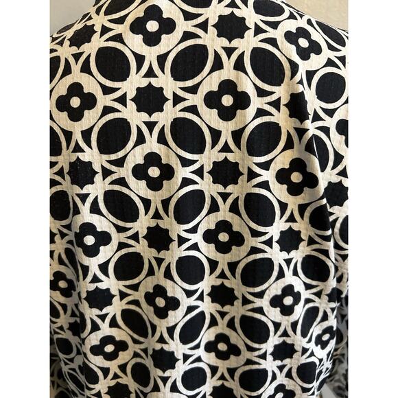 IBKUL 1/4 Zip Pullover Mesh Vent Medallion Print Long Sleeve SPF 50 Womens Med - Picture 11 of 11